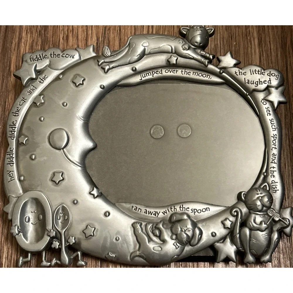 Malden Baby Photo Frame Pewter 